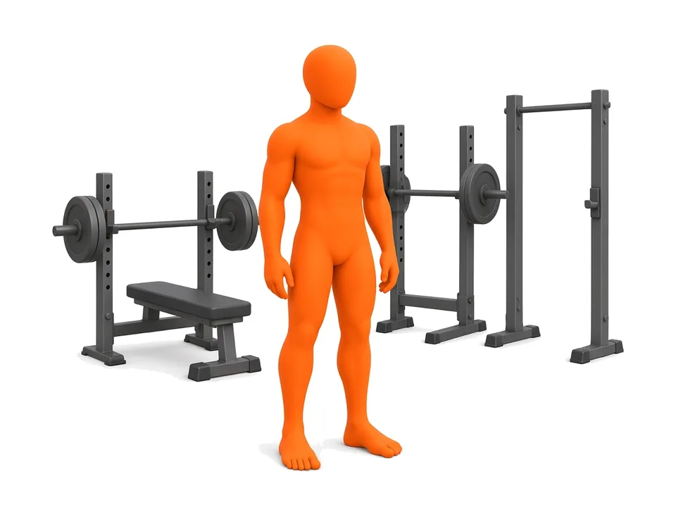 Illustration zum Leitfaden: Ganzkörper, Oberkörper/Unterkörper oder Push/Pull/Legs?